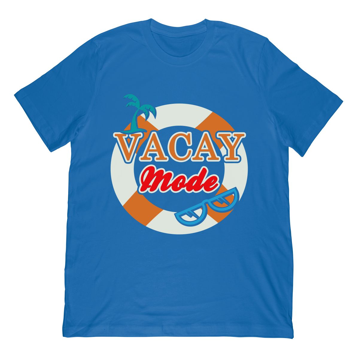 Cruise Vacation Vacay Mode Colorful T shirt