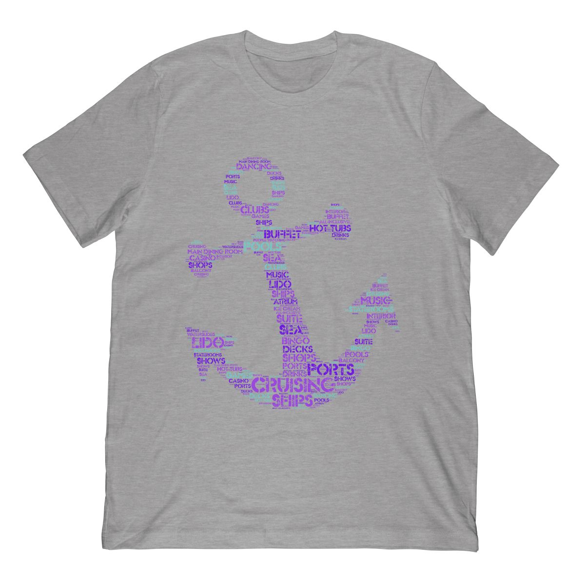 Colorful Cruising Anchor T-shirt